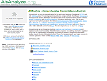 Tablet Screenshot of altanalyze.org